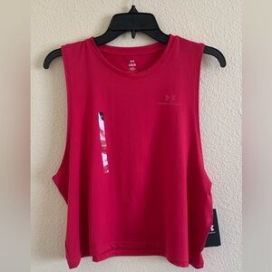Under Armour Women's Vibrant Fuchsia Muscle Tee